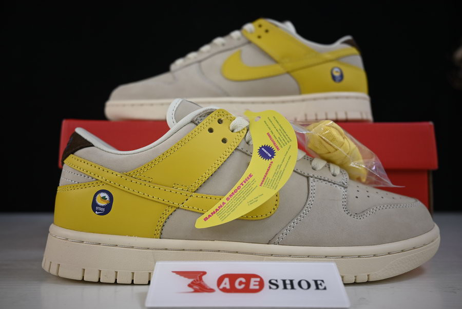 nike dunk low lx banana (w) dr5487-100